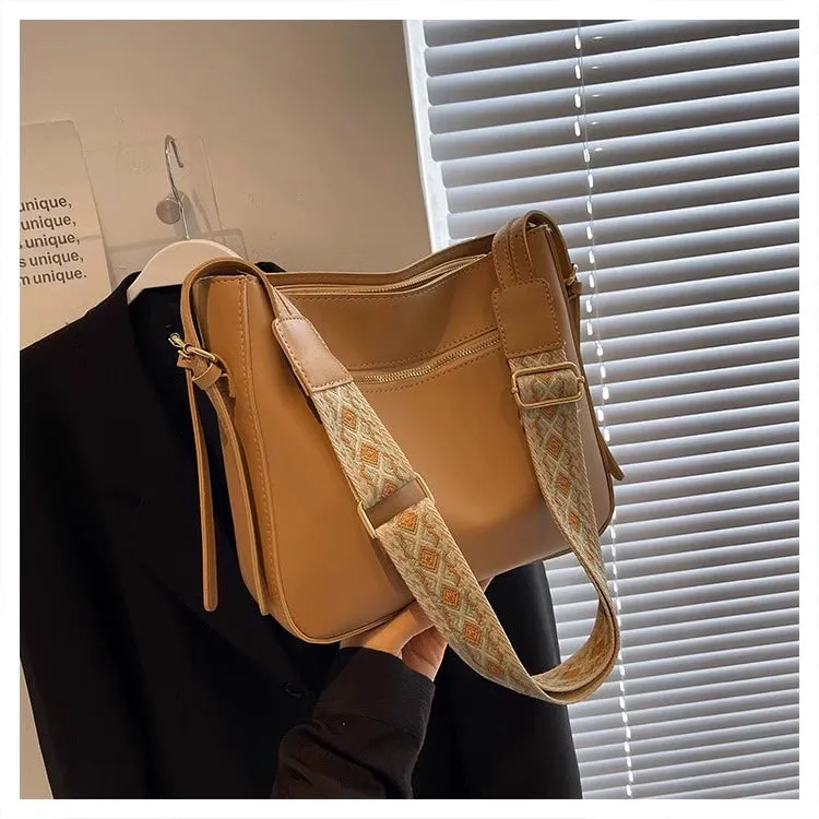 Women's Bag Summer Versatile Wide-Strap Bucket Bags